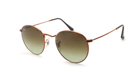 ray-ban round metal womens sunglasses brown pink|rb3447 round metal 50 21.